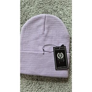 The Hideout Men's Women's Dripping Essentials 3D Plastic LAVENDER Beanie Unisex